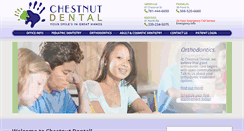 Desktop Screenshot of chestnutdental.com