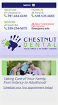 Mobile Screenshot of chestnutdental.com